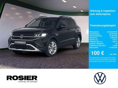 Gebraucht VW T-Cross Goal 95 PS (69 kW) 2025 Schwarz SUV