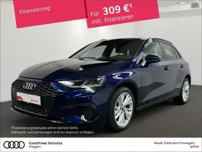 Second-hand Audi A3 Advanced Plus 116 CP (85 kW) 2022 Albastru Berlinǎ