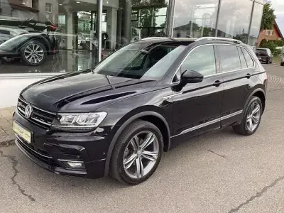 Gebraucht VW Tiguan R-line 150 PS (110 kW) 2018 Schwarz SUV