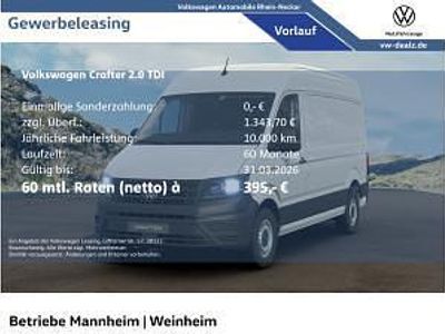Ny VW Crafter 140 HK (102 kW) 2026 Hvid Van