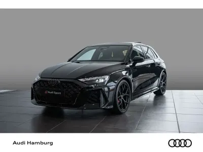 Ny Audi RS3 Sport 400 HK (294 kW) 2026 Sort Sedan