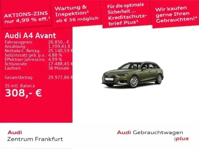 Second-hand Audi A4 Advanced Plus 204 CP (150 kW) 2023 Verde Break