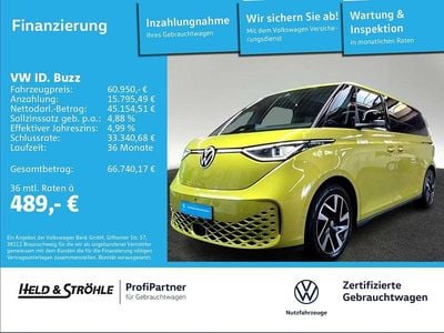 Gebraucht VW ID. Buzz Pro 210 kW (286 PS) 2024 Limonengelb metallic Van / Kleinbus