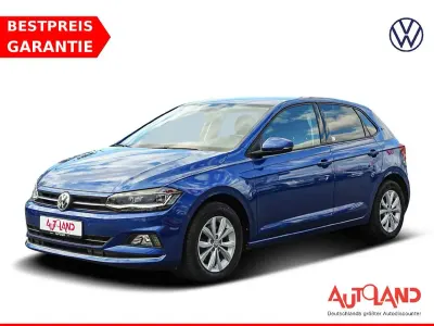 Gebraucht VW Polo Comfortline 95 PS (69 kW) 2018 Blau Kleinwagen