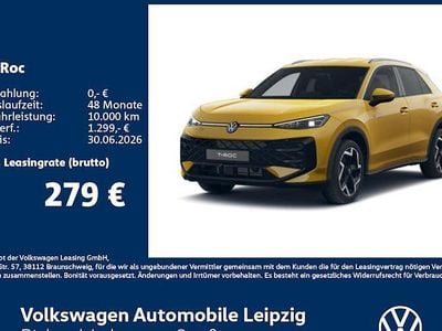 Neu VW T-Roc R-line 150 PS (110 kW) 2025 Gelb SUV