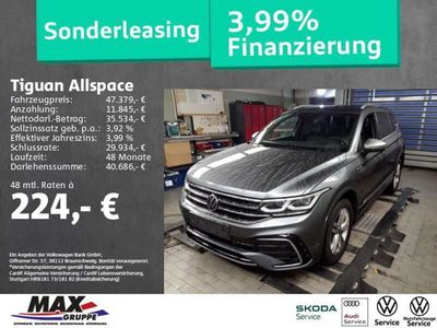 gebraucht VW Tiguan Allspace 2.0 TDI 4M R-LINE 7-SITZE+PANO+