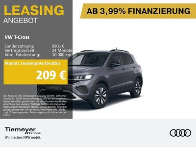 Grau Gebraucht 2024 VW T-Cross Goal SUV | 22.870 € (Guter Preis)