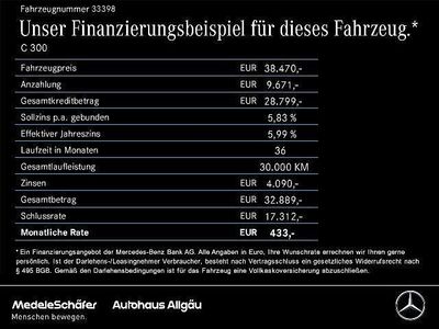 Gebraucht Mercedes C300e Avantgarde 313 PS (230 kW) 2023 Silber Limousine