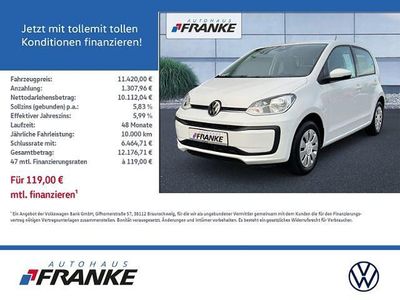 Gebraucht VW up! 65 PS (47 kW) 2021 Pure white Kleinwagen