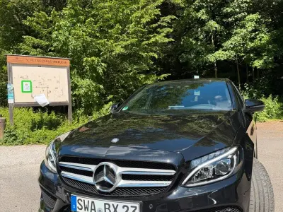 Gebraucht Mercedes C200 AMG line 184 PS (135 kW) 2017 Schwarz Limousine