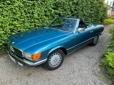 Gebraucht Mercedes SL300 188 PS (138 kW) 1987 Blau Cabrio