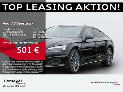 Gebraucht Audi A5 Sportback S-Line 150 PS (110 kW) 2023 Schwarz Kleinwagen