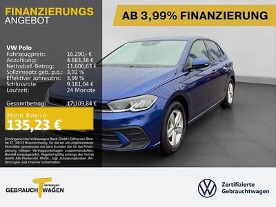 Gebraucht VW Polo Life 95 PS (69 kW) 2022 Blau Limousine