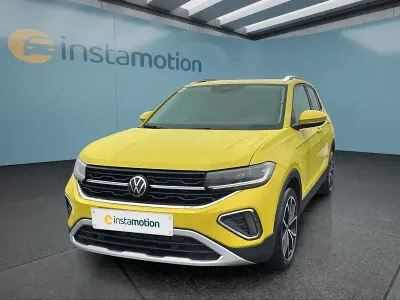 Nowe VW T-Cross 150 KM (110 kW) 2025 Żółty SUV