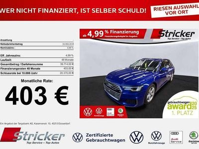 Blau Gebraucht 2022 Audi A6 S-Line Kombi | 33.949 € (Superpreis)