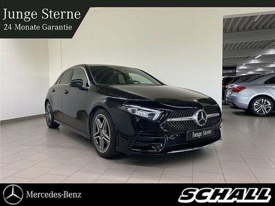 Gebraucht Mercedes A180 AMG Line Premium 136 PS (100 kW) 2019 Schwarz Limousine