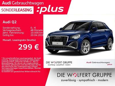 Gebraucht Audi Q2 S-Line 150 PS (110 kW) 2025 Navarrablau metallic SUV