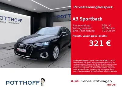 Gebraucht Audi A3 Advanced 150 PS (110 kW) 2024 Schwarz Limousine