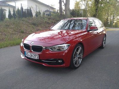 Usata BMW 330 Sport Line 258 CV (189 kW) 2017 Rosso Station wagon
