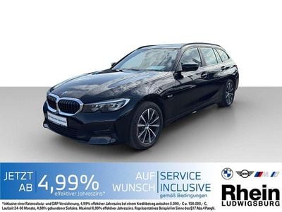 Gebraucht BMW 320e Sport Line 204 PS (150 kW) 2021 Schwarz 2 Kombi