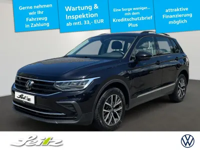 Używany VW Tiguan Life 150 KM (110 kW) 2022 Czarny SUV