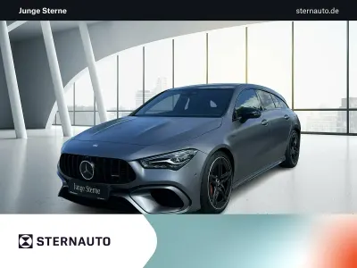 Gebraucht Mercedes CLA45 AMG 421 PS (309 kW) 2023 Manufaktur magno lack manufaktur mountaingrau magn Limousine