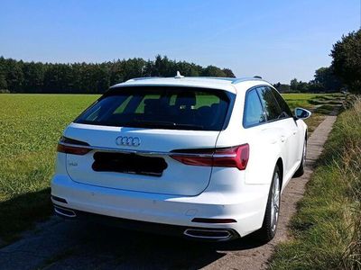 gebraucht Audi A6 Avant Kombi Hybrid Diesel E weiß