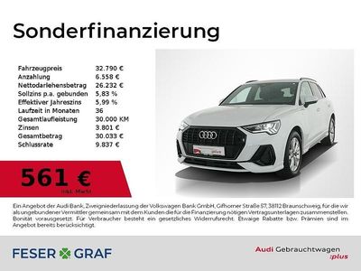 Usata Audi Q3 S-Line 150 CV (110 kW) 2024 Bianco SUV