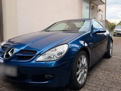 Gebraucht Mercedes SLK200 163 PS (119 kW) 2004 Blau Cabrio