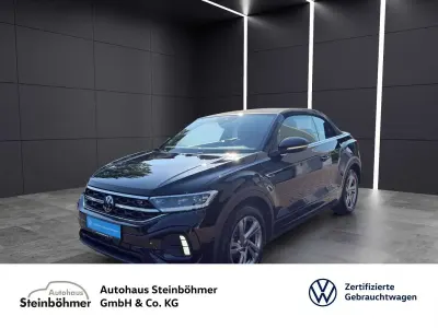 Gebraucht VW T-Roc Cabriolet R-line 150 PS (110 kW) 2025 Deep black perleffekt (metallic) Cabrio