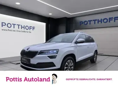 Gebraucht Skoda Karoq Ambition 150 PS (110 kW) 2021 Moonweiß perleffekt SUV