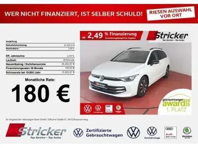 Gebraucht VW Golf VIII Goal 150 PS (110 kW) 2025 Oryxweiß perlmutteffekt (metallic) Kombi