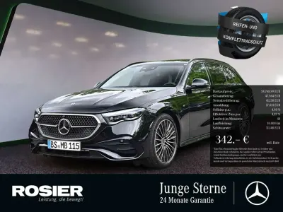 Gebraucht Mercedes E220 Advanced Plus 197 PS (144 kW) 2026 Schwarz Kombi