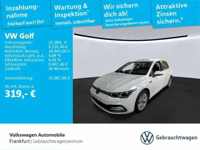 Gebraucht VW Golf VIII Style 131 PS (96 kW) 2024 Pure white Limousine