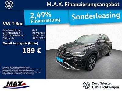 Schwarz Gebraucht 2025 VW T-Roc Goal SUV | 22.279 € (Fairer Preis)
