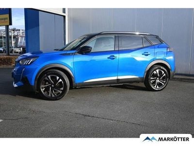 Gebraucht Peugeot e-2008 GT 100 kW (136 PS) 2022 Blau SUV