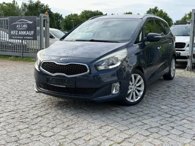 Gebraucht Kia Carens DREAM-TEAM Edition 141 PS (103 kW) 2015 Blau Van / Kleinbus