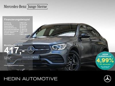 Brugt Mercedes GLC400d AMG 330 HK (242 kW) 2022 Grå Coupe