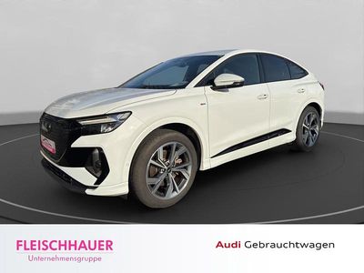 Gebraucht Audi Q4 Sportback e-tron S-Line 125 kW (170 PS) 2022 Weiss SUV
