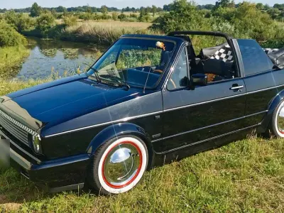 Gebraucht VW Golf Cabriolet 98 PS (72 kW) 1992 Schwarz Cabrio