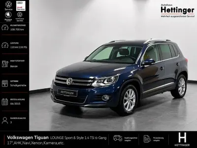 Gebraucht VW Tiguan LOUNGE 150 PS (110 kW) 2015 Blau SUV