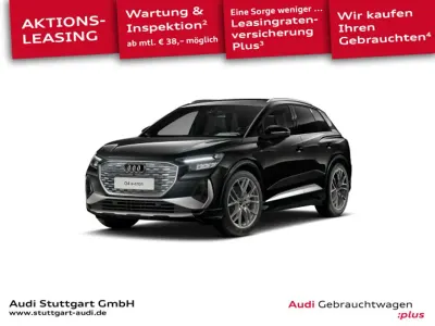Gebraucht Audi Q4 e-tron S-Line 219 kW (299 PS) 2023 Mythosschwarz metallic SUV