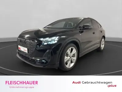 Gebraucht Audi Q4 Sportback e-tron S-Line 210 kW (286 PS) 2025 Mythosschwarz metallic SUV
