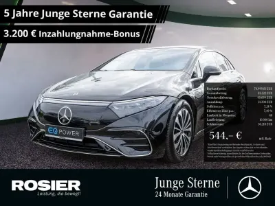 Gebraucht Mercedes EQS450+ Premium Plus 264 kW (360 PS) 2024 Obsidianschwarz Limousine