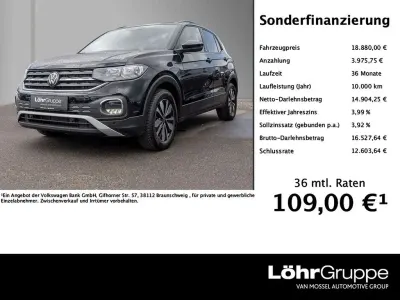 Gebraucht VW T-Cross Move 110 PS (80 kW) 2023 Deep black perleffekt SUV