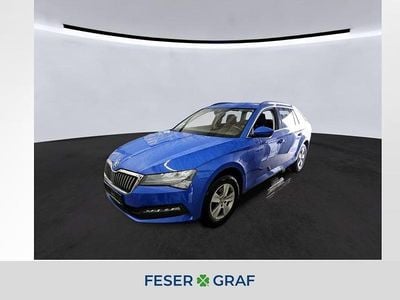Gebraucht Skoda Superb Ambition 150 PS (110 kW) 2022 Blau Kombi