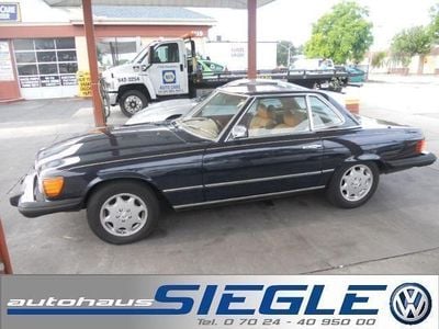 Usata Mercedes SL450 224 CV (164 kW) 1979 Blu Cabrio