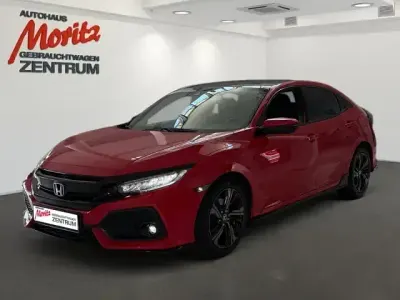Brugt Honda Civic Sport Plus 182 HK (133 kW) 2018 Rød Sedan