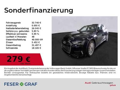 Gebraucht Audi A6 Ambiente 265 PS (194 kW) 2022 Firmamentblau metallic Kombi