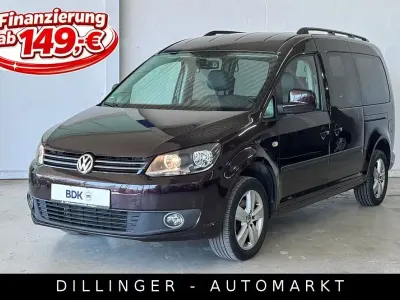 Gebraucht VW Caddy Comfortline 105 PS (77 kW) 2013 Black berry Van / Kleinbus